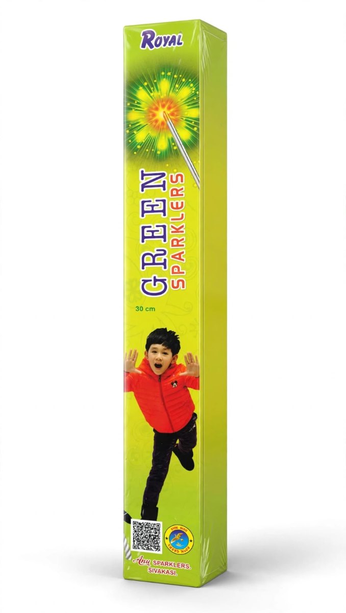 30 cm Green Sparklers
